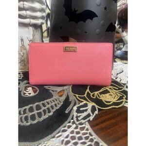 Kate Spade Barbie Pink Snap Bifold Wallet